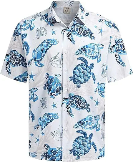Low Price Trending Polyester Men's Shirt All Over Print Comfortable Soft Breathable Man Shirt