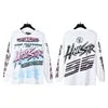 NFC HELL American Style Hip Hop Jersey 500g Long Sleeve Men's Sweatshirt Regular Fit 100% Cotton Print Trendy Casual Street