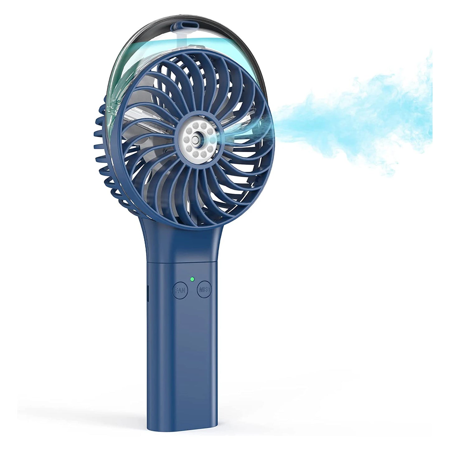 Mini Handheld Spray Fan 3000mAh Misting Function Foldable Design Portable Fan
