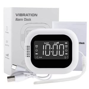Modern Wireless Digital Bedside Alarm Clock USB Locker Customizable Table Clock for Office Use Minimalist Design Logo for Deaf