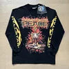 NFC HELL American Style Hip Hop Jersey 500g Long Sleeve Men's Sweatshirt Regular Fit 100% Cotton Print Trendy Casual Street