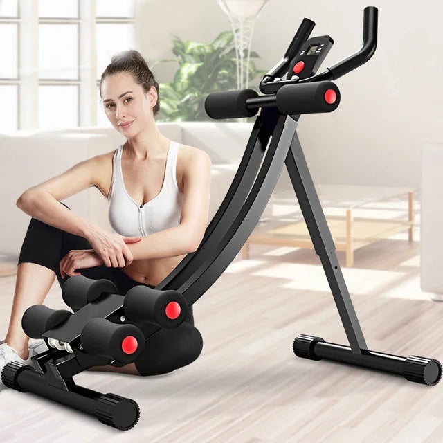 Fitness Equipment Beautiful Waist Machine Exercise Muscle Training Device Folding Roller coaster Vertical Abdominal Machine