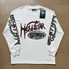 NFC HELL American Style Hip Hop Jersey 500g Long Sleeve Men's Sweatshirt Regular Fit 100% Cotton Print Trendy Casual Street