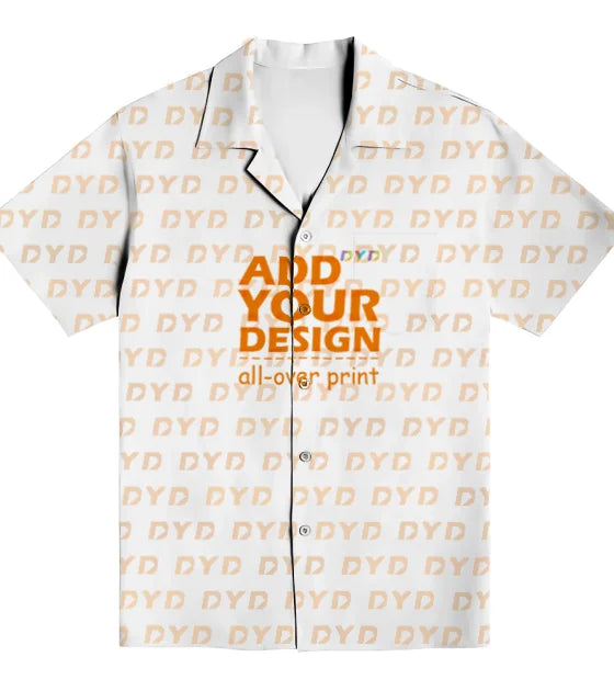 Low Price Trending Polyester Men's Shirt All Over Print Comfortable Soft Breathable Man Shirt