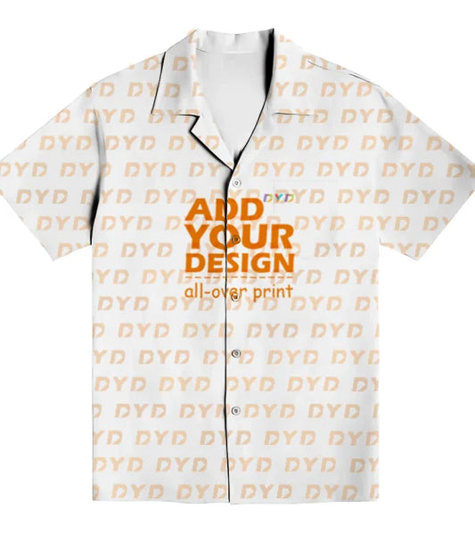 Low Price Trending Polyester Men's Shirt All Over Print Comfortable Soft Breathable Man Shirt
