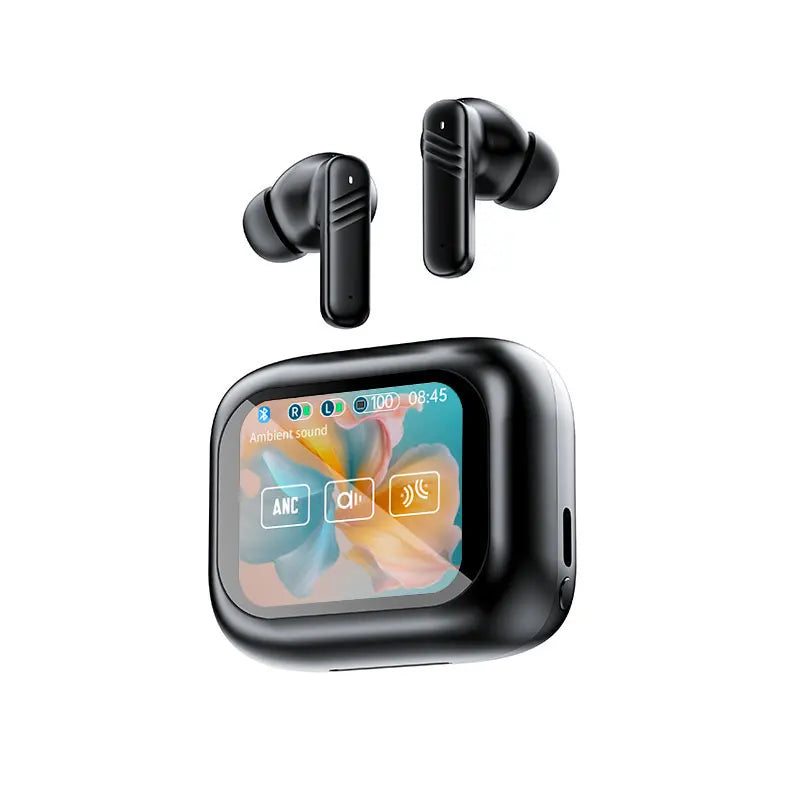 NEW Trend Touch Screen Charging Case Wireless Earphone ENC ANC Earbuds BT 5.3 In-Ear TWS LX-10 Headphones