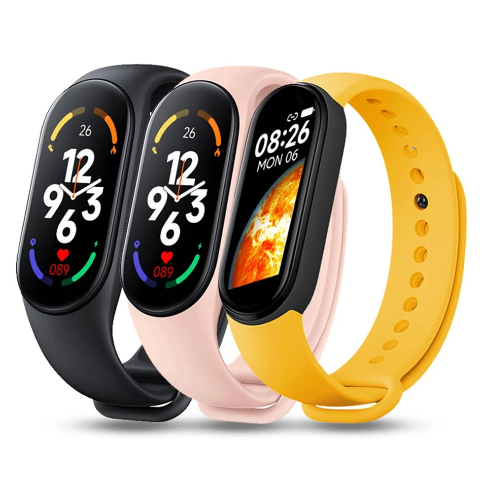 Hot Mi Band 7 Smart Watch  M7 M6 M5 M4 Smart Band Fitness Smartband Mi Bracelet Smartwatch M7