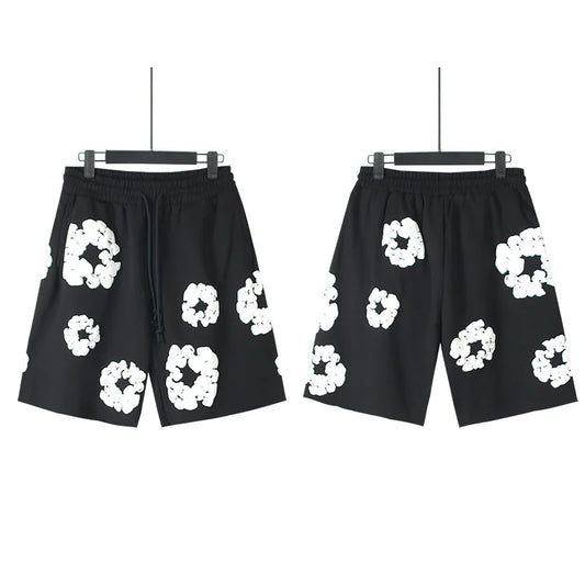 Men's Heavyweight 100% Cotton Street Style High Street Quick Dry Breathable Shorts High Quality Casual Elastic Waist Drawstring