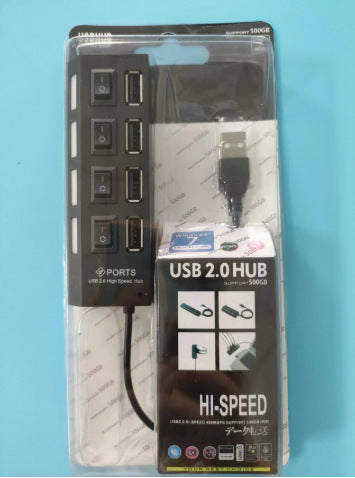 Source manufacturer usb2.0 docking station independent switch splitter hub2.0 expander a 4-port hub